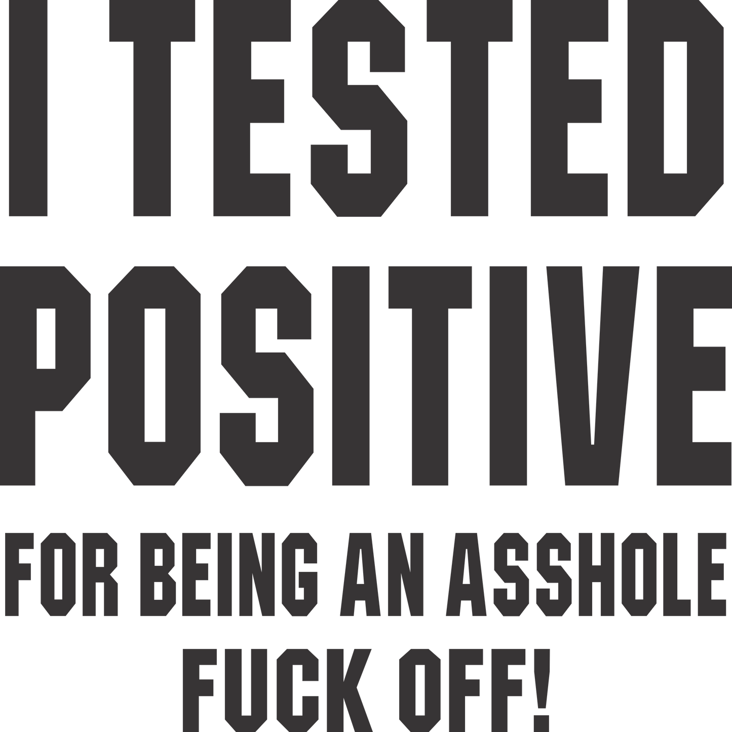 Tested Positive (Black)