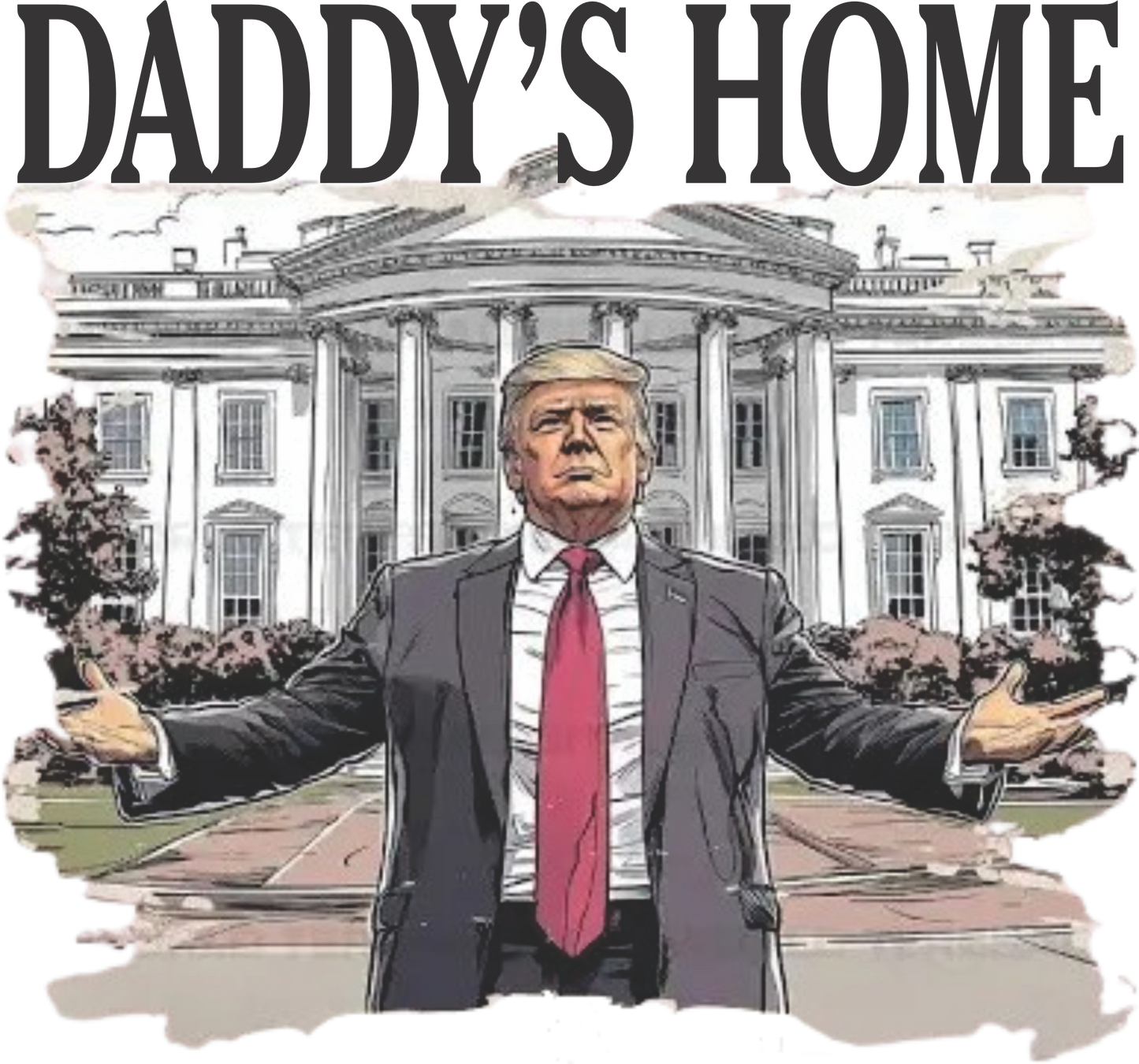 Daddy's Home Black Wording