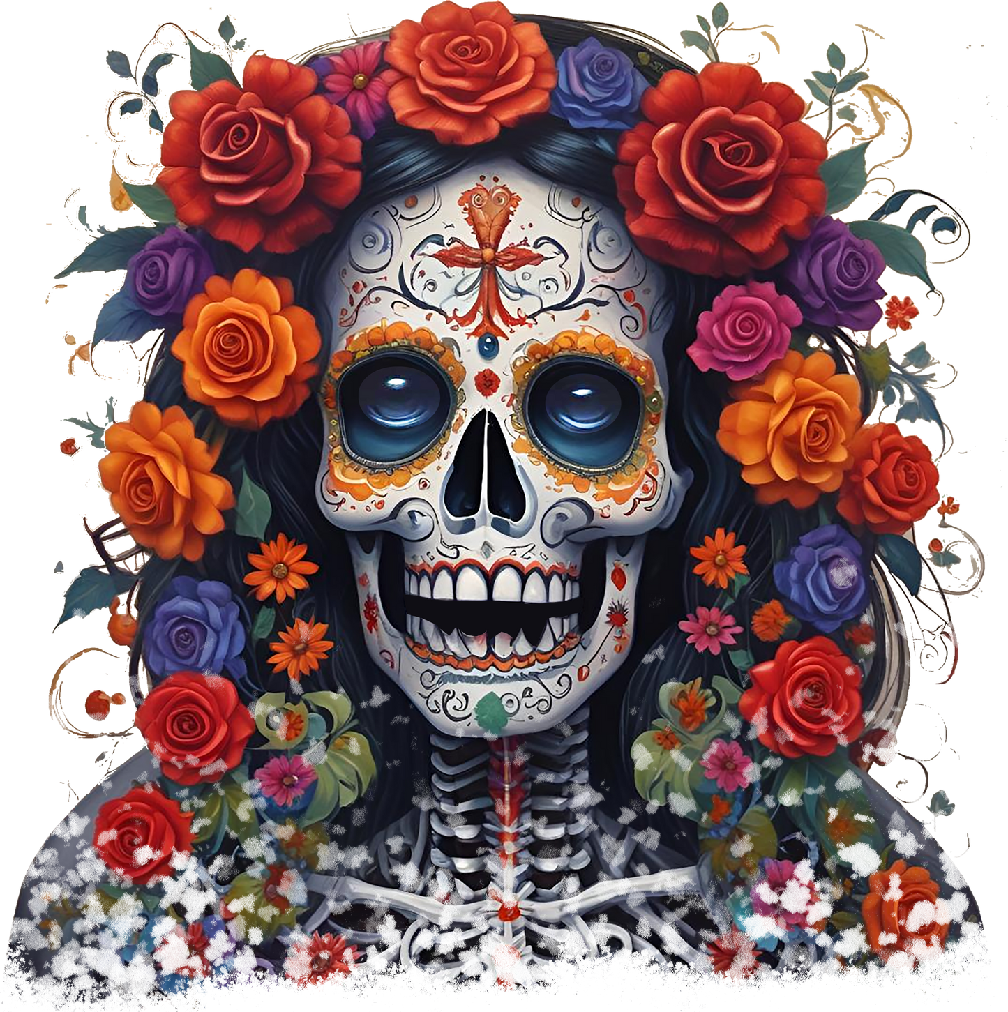 Dia De Muerte Skull