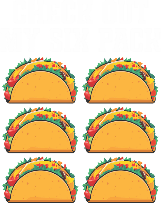 Six Pack Tacos (White)