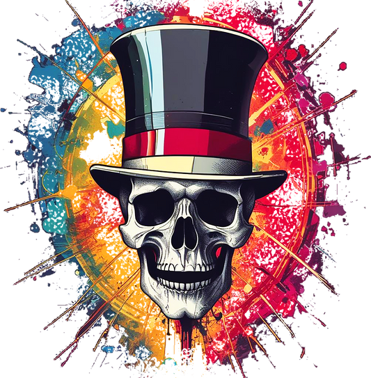 Skull Top Hat 1